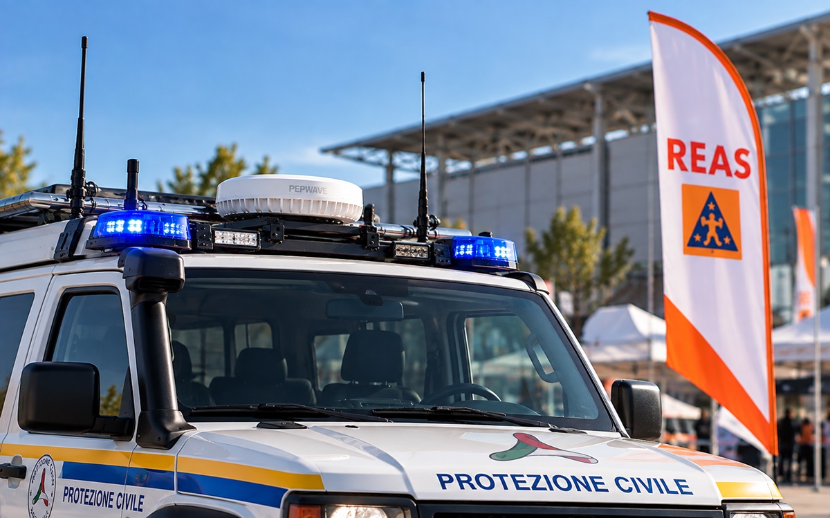 Know IT a REAS 2026 con quattro soluzioni Peplink di connettività per le emergenze