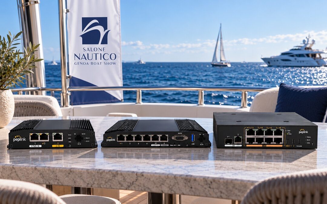Know IT al Salone Nautico di Genova 2026 con Peplink MAX Orbit